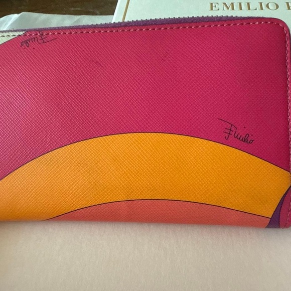RARE EMILIO PUCCI Long Zip Wallet - Picture 11 of 12